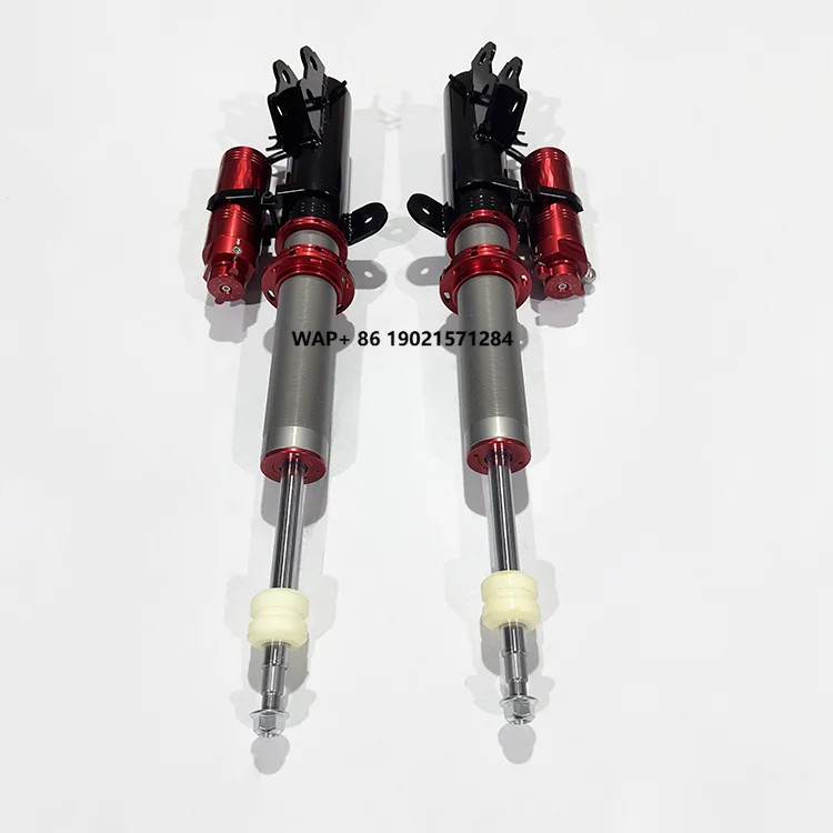 Tour Shanhaiguan T1 Red 2.0-Inch Diameter Tubes 12-Level Adjustable Compression 2-Inch Lift Shock Absorbers Front Rear
Tour Shanhaiguan T1 Red 2.0-Inch Diameter Tubes 12-Level Adjustable Compression 2-Inch Lift Shock Absorbers Front Rear