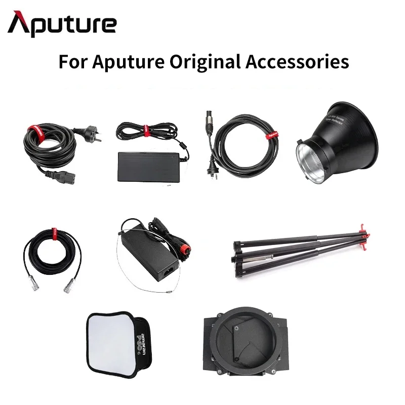 For Aputure amaran Original Accessories Power Cables,Adapter,Bracket,Diffuser,Compatible 100 200D/X LS 60D/X 150/300C LS600
For Aputure amaran Original Accessories Power Cables,Adapter,Bracket,Diffuser,Compatible 100 200D/X LS 60D/X 150/300C LS600