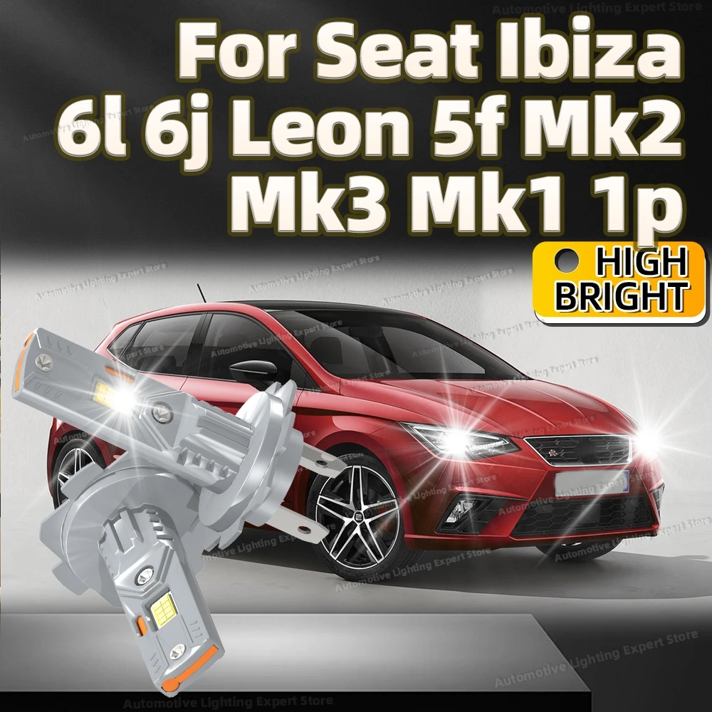 2Pcs LED Headlights Canbus Car Lamp Fanless 30000LM Super Bright Light Bulbs For Seat Ibiza 6l 6j Leon 5f Mk2 Mk3 Mk1 1p
2Pcs LED Headlights Canbus Car Lamp Fanless 30000LM Super Bright Light Bulbs For Seat Ibiza 6l 6j Leon 5f Mk2 Mk3 Mk1 1p