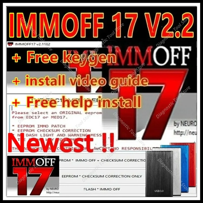 Горячая новинка 2026: Программное обеспечение IMMOFF17 для активации версии EDC17 MED 17, отключение иммобилайзера, коррекция контрольных сумм EEPROM ECU, прошивка IMMO OFF
Горячая новинка 2026: Программное обеспечение IMMOFF17 для активации версии EDC17 MED 17, отключение иммобилайзера, коррекция контрольных сумм EEPROM ECU, прошивка IMMO OFF