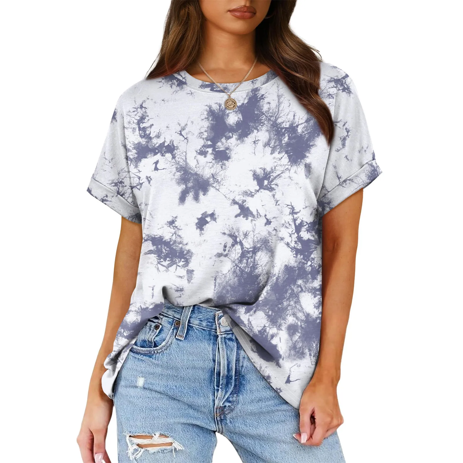 Solid Color Short Sleeve Women Fashion Print Soft Tshirts O-neck Breathable Comfortable Clothes Basic Loose Tee Shirt Female
Solid Color Short Sleeve Women Fashion Print Soft Tshirts O-neck Breathable Comfortable Clothes Basic Loose Tee Shirt Female