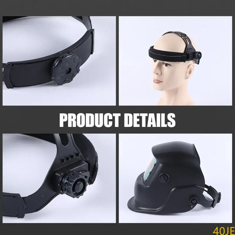 40JE Solar Power Auto Darkenings Welding Helmets Quickly Response Time And Comfort
40JE Solar Power Auto Darkenings Welding Helmets Quickly Response Time And Comfort