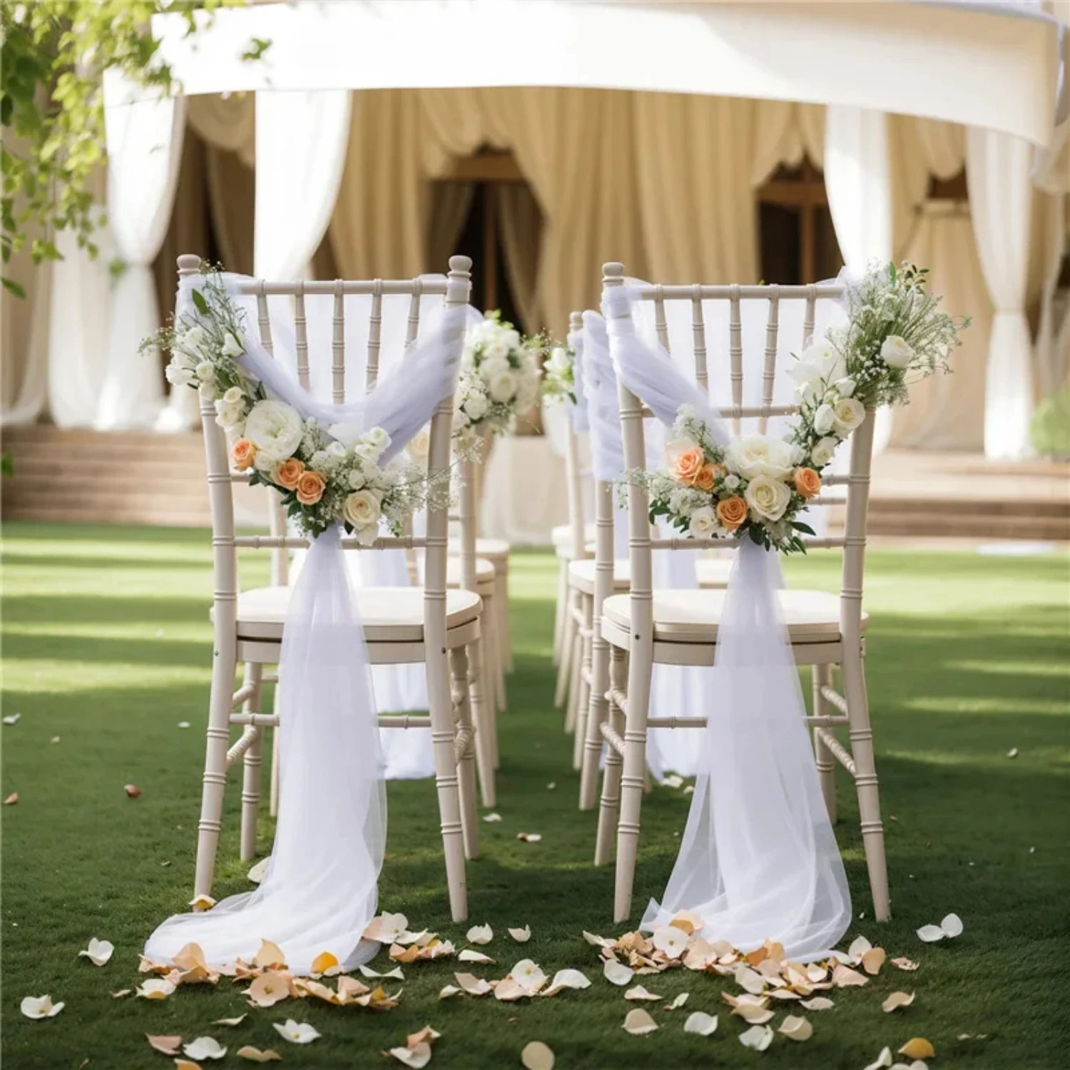 20PCS Like Chiffon Chair Sashes Wedding Chair Decoration 17x250cm Wedding Aisle Decorations Party Banquet Event Baby Shower
20PCS Like Chiffon Chair Sashes Wedding Chair Decoration 17x250cm Wedding Aisle Decorations Party Banquet Event Baby Shower