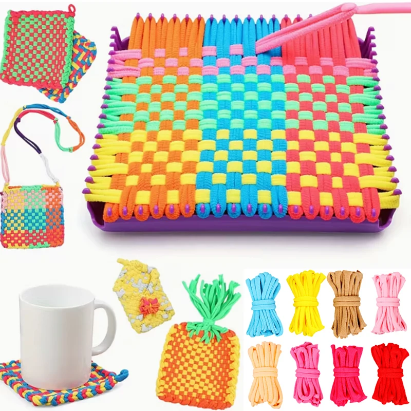 Colorful Elastic Loom Bands Set Rainbow Bracelet Making Kit DIY Rubber Band Woven Bracelets Craft Toys For Girls Birthday Gifts
Colorful Elastic Loom Bands Set Rainbow Bracelet Making Kit DIY Rubber Band Woven Bracelets Craft Toys For Girls Birthday Gifts