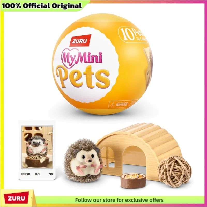 ZURU My Mini Pets Mystery Surprise Ball Collectible Hedgehog Figurine Toy With Play Accessories For Collectors Pet Enthusiasts
ZURU My Mini Pets Mystery Surprise Ball Collectible Hedgehog Figurine Toy With Play Accessories For Collectors Pet Enthusiasts