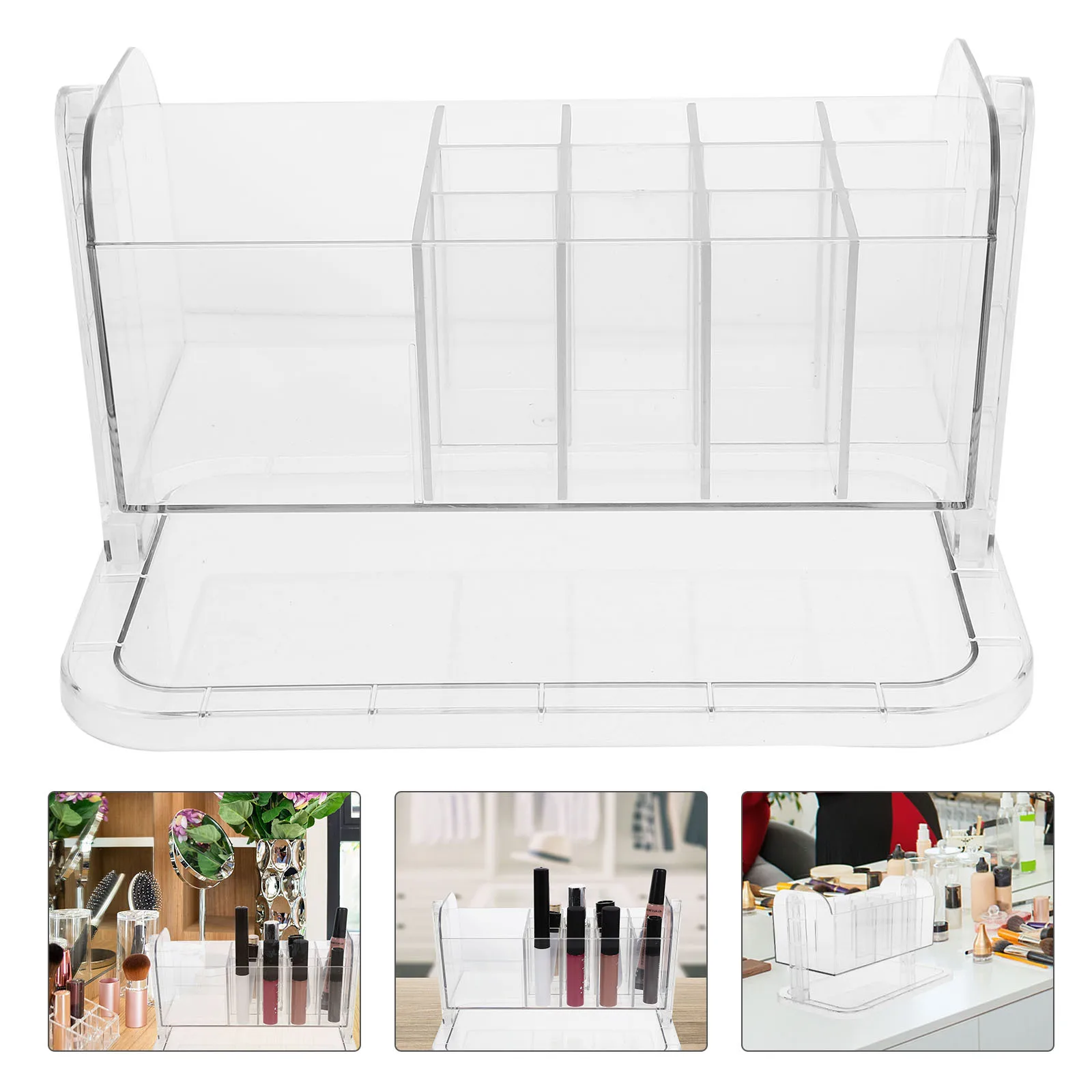 Rotating Makeup Brush Holder Organizer Storage For Desktop Vanity Tabletop Beauty Tools Smooth Surface Flat
Rotating Makeup Brush Holder Organizer Storage For Desktop Vanity Tabletop Beauty Tools Smooth Surface Flat