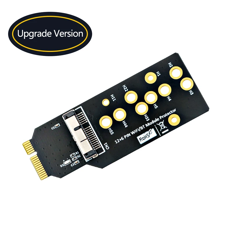 Новинка, 12 + 6 контактов, Wi-Fi Bluetooth адаптер для BCM94360CD BCM94331CD BCM94360CS BCM94360CS2 BCM943224PCIEBT2, Wi-Fi карта
Новинка, 12 + 6 контактов, Wi-Fi Bluetooth адаптер для BCM94360CD BCM94331CD BCM94360CS BCM94360CS2 BCM943224PCIEBT2, Wi-Fi карта