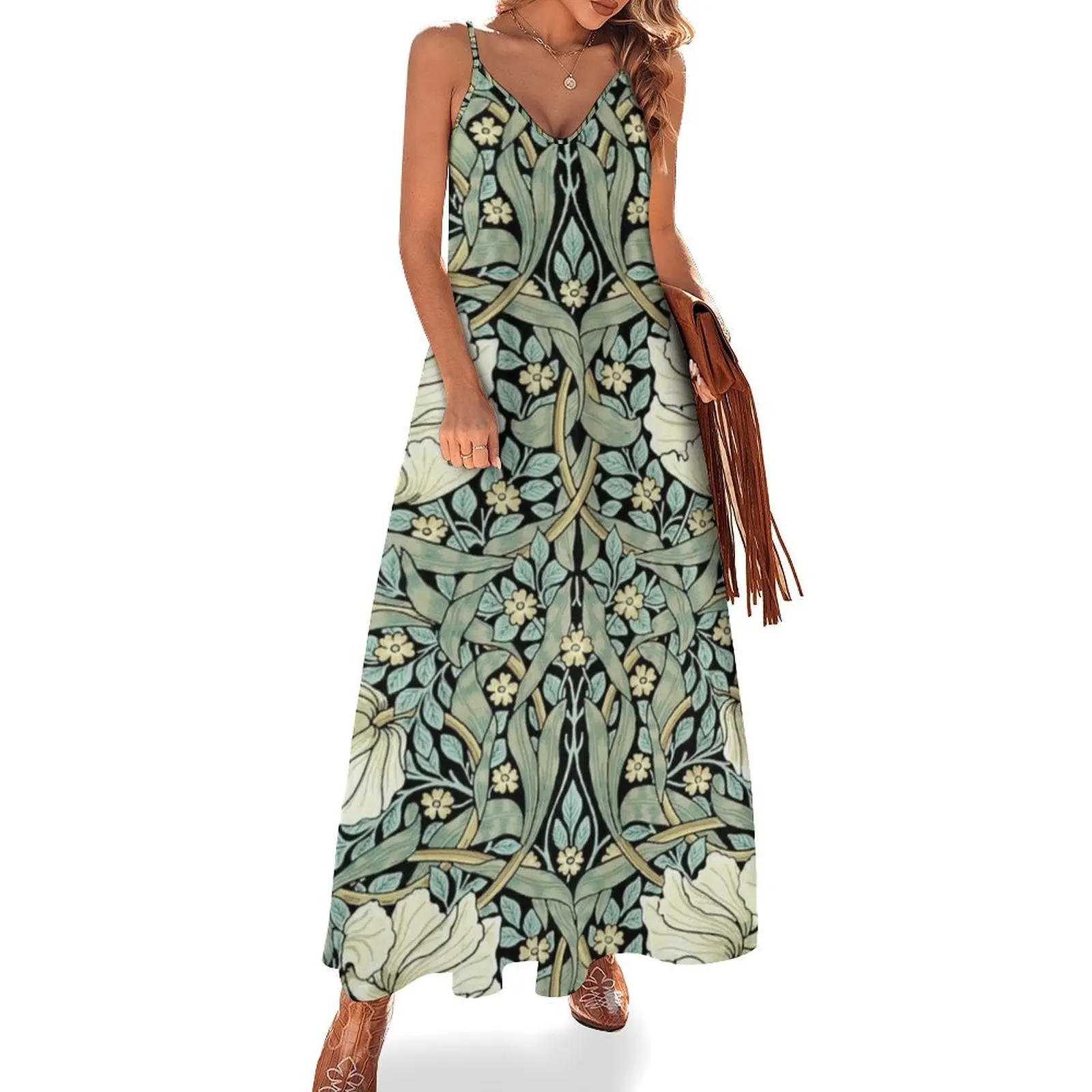 William Morris - pimpernel Sleeveless Long Dress women dresses dresses for womens elegant evening dresses for women 2025 Dress
William Morris - pimpernel Sleeveless Long Dress women dresses dresses for womens elegant evening dresses for women 2025 Dress