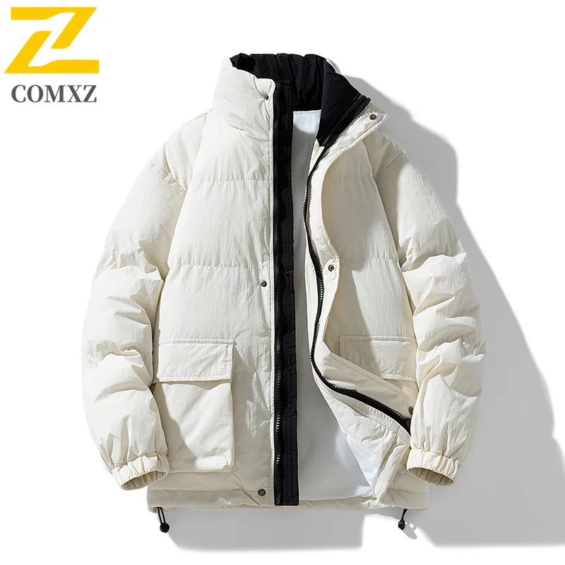 Men Cotton Jacket Autumn Winter Thick Velvet Windproof Warm Standing Collar Down Jacket Outdoor Men Casual Zipper Cotton Jacket
Men Cotton Jacket Autumn Winter Thick Velvet Windproof Warm Standing Collar Down Jacket Outdoor Men Casual Zipper Cotton Jacket