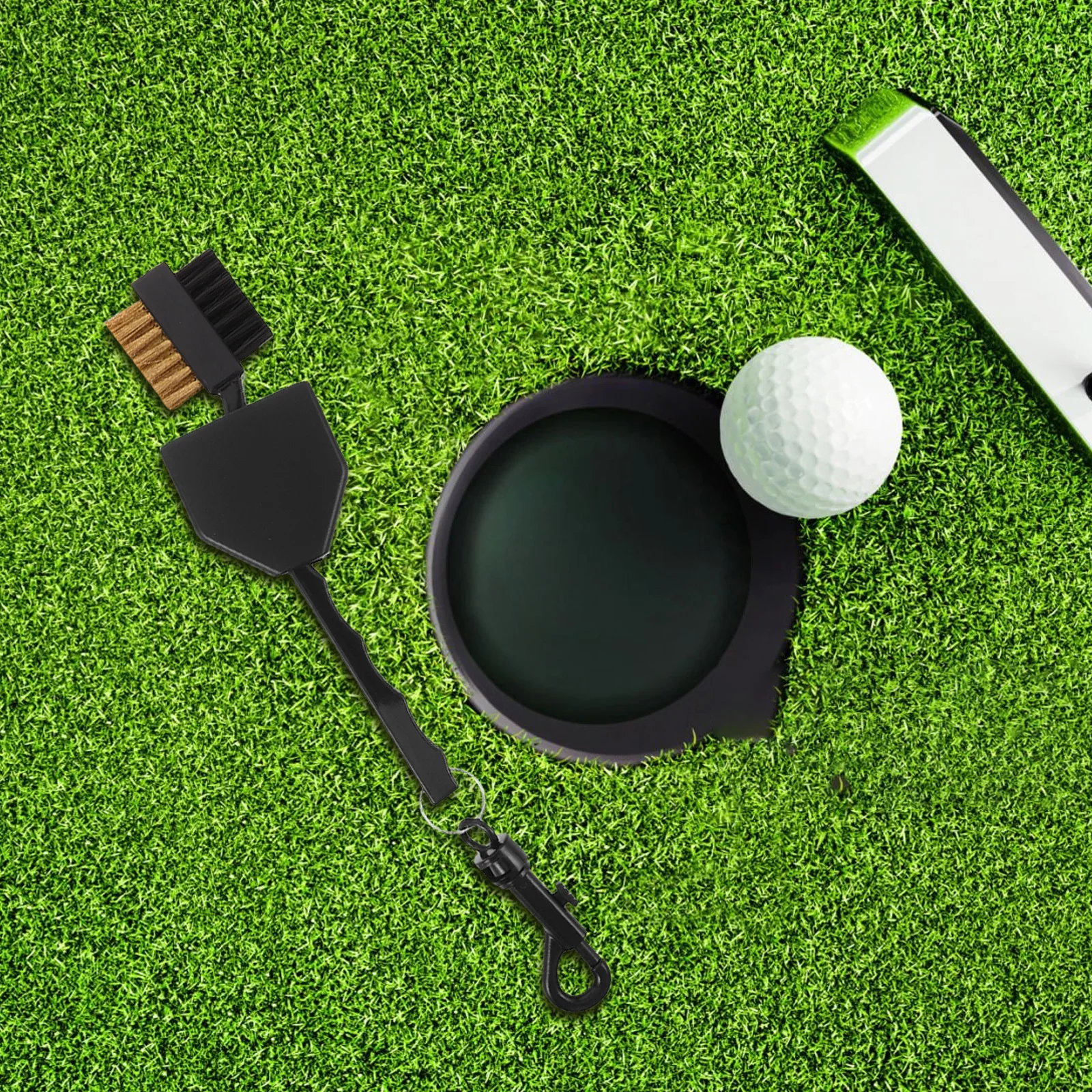 Golf Cleaning Brush Double-Sided PP Copper Bristles Groove Cleaning Tool Lightweight Portable Golf Club Brush Golfs Supplies
Golf Cleaning Brush Double-Sided PP Copper Bristles Groove Cleaning Tool Lightweight Portable Golf Club Brush Golfs Supplies