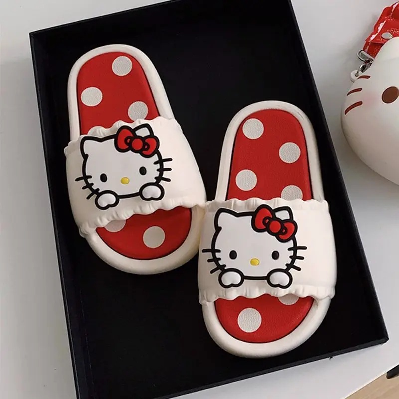 Hello Kitty Anime Kawaii Sanrio Ins Fashion Casual Slippers Female Cute Summer Wear Soft Soles Scandals Lovely Gifts for Girls
Hello Kitty Anime Kawaii Sanrio Ins Fashion Casual Slippers Female Cute Summer Wear Soft Soles Scandals Lovely Gifts for Girls