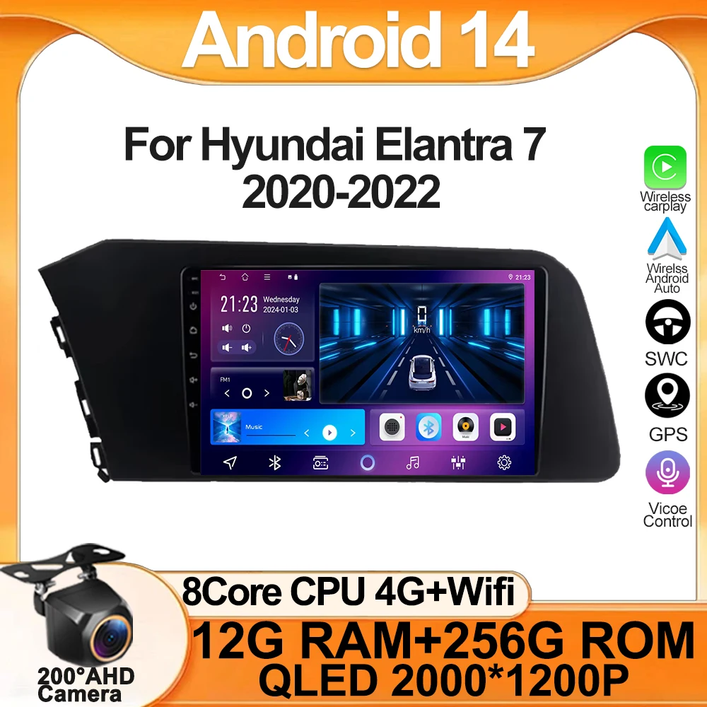 Android 14 For Hyundai Elantra 7 2020-2022 Intelligent Car System Automotive Multimedia Car Radio Touch Screen No 2din DVD DSP
Android 14 For Hyundai Elantra 7 2020-2022 Intelligent Car System Automotive Multimedia Car Radio Touch Screen No 2din DVD DSP