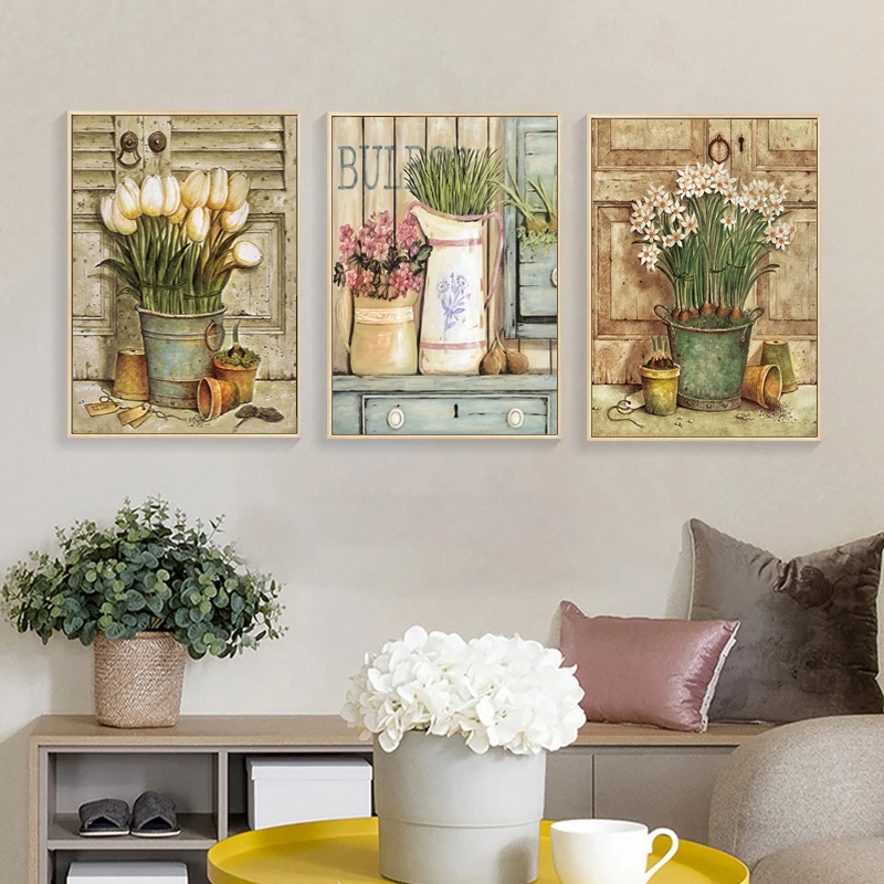 3Pcs/Set Retro Floral Tulip Chrysanthemum Art Wall Prints Canvas Posters Pictures Modern Nordic Living Room Room Home Decoration
3Pcs/Set Retro Floral Tulip Chrysanthemum Art Wall Prints Canvas Posters Pictures Modern Nordic Living Room Room Home Decoration