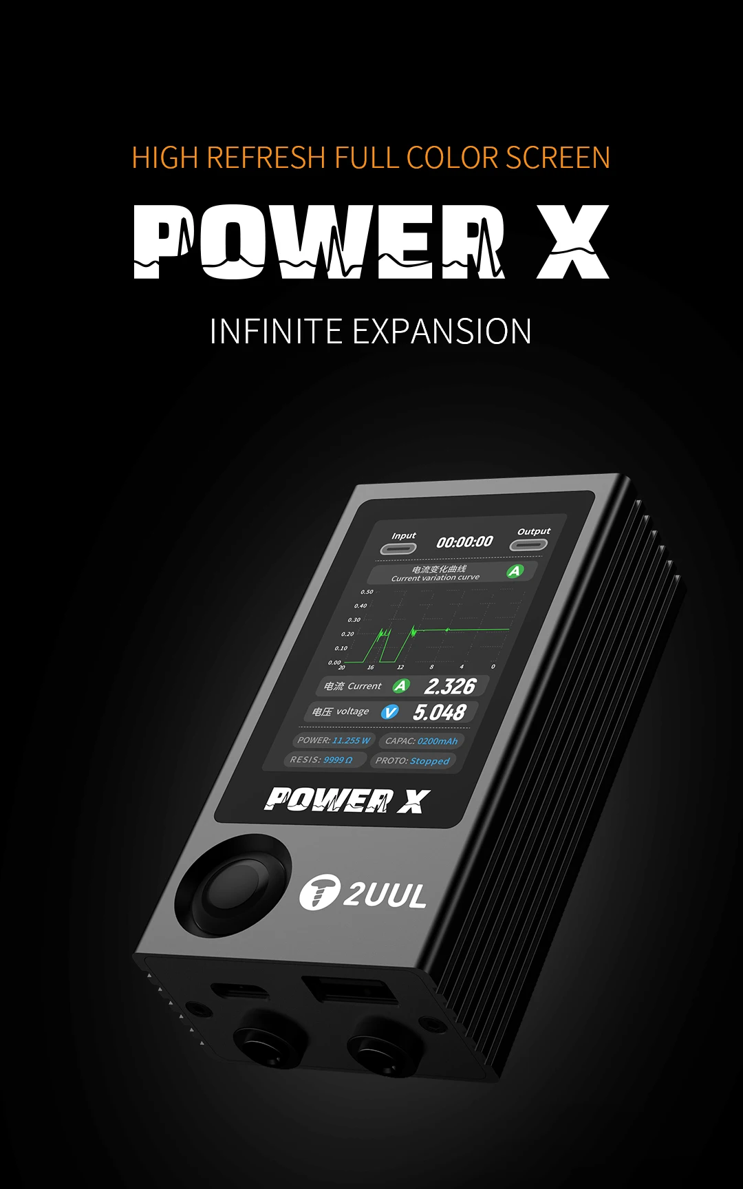 2UUL High Fefresh Full Color Screen Power X Infinite Expansion/Mobile PCB detector/Electronic product circuit tester
2UUL High Fefresh Full Color Screen Power X Infinite Expansion/Mobile PCB detector/Electronic product circuit tester