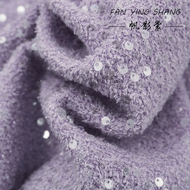 The Purple Acrylic Sequins Tweed Fabric For Coat 트위드젤ツイード Tissu Au MÈTre Ткань Для Sewing By The Yard Tecido Glitter Cloth 패브릭
The Purple Acrylic Sequins Tweed Fabric For Coat 트위드젤ツイード Tissu Au MÈTre Ткань Для Sewing By The Yard Tecido Glitter Cloth 패브릭