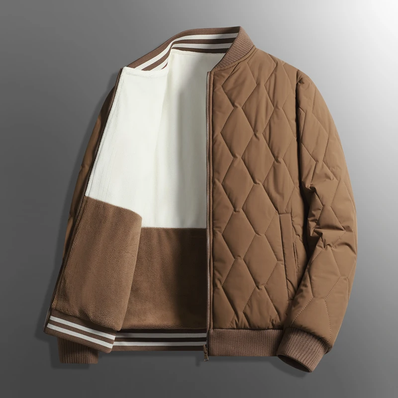 Stand-up Collar Windproof Men Cotton Jacket Fashion Winter Warm Plush Lining Streetwear Casual Outdoor Quality Men Parkas Coats
Stand-up Collar Windproof Men Cotton Jacket Fashion Winter Warm Plush Lining Streetwear Casual Outdoor Quality Men Parkas Coats