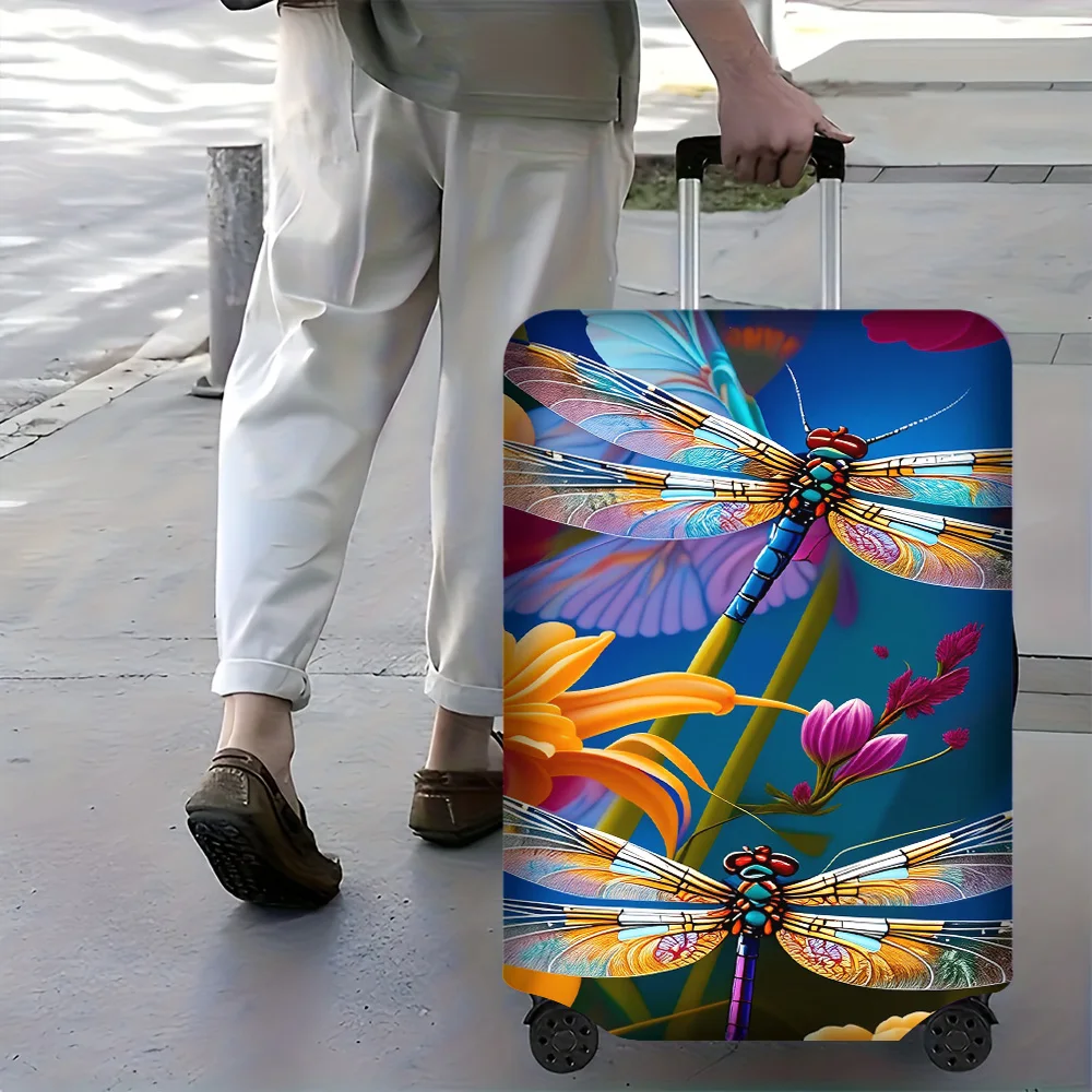 1-Piece Dragonfly Painted Glass luggage cover for 18-32 inch luggage; dust and elastic travel accessories to effectively prot
1-Piece Dragonfly Painted Glass luggage cover for 18-32 inch luggage; dust and elastic travel accessories to effectively prot