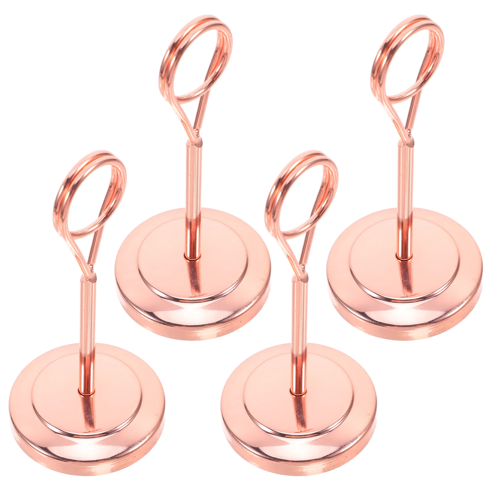4 Pcs Stainless Steel Message Card Holder Decorative Holders Bracket Rose Gold Office
4 Pcs Stainless Steel Message Card Holder Decorative Holders Bracket Rose Gold Office