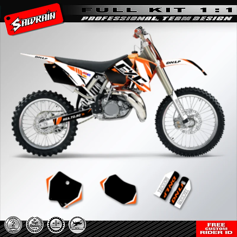 Sawrain Motorcycle Graphics Backgrounds Decal Stickers Kits for KTM SX SXF 2003 2004 EXC 2004 005
Sawrain Motorcycle Graphics Backgrounds Decal Stickers Kits for KTM SX SXF 2003 2004 EXC 2004 005