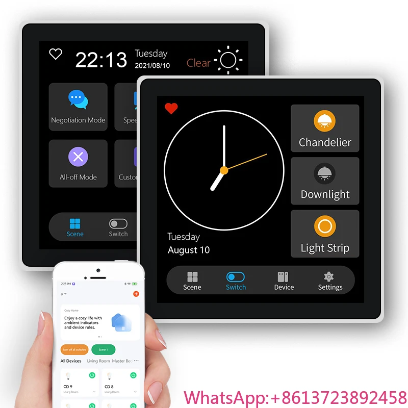 2025 New Smart Home 240V 10A Zigbee Wall Switch with Touch Screen LCD Display /Smart Life App Remote Control
2025 New Smart Home 240V 10A Zigbee Wall Switch with Touch Screen LCD Display /Smart Life App Remote Control