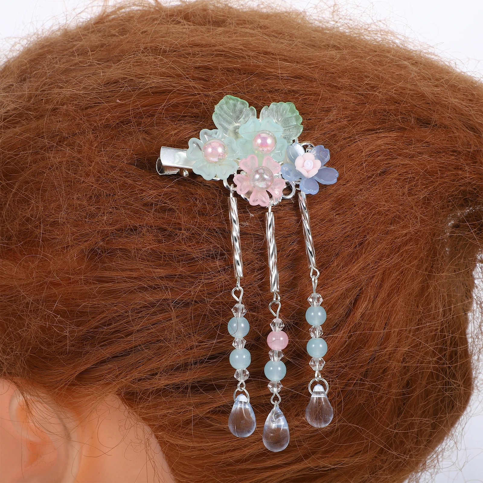 Delicate Flower Tassels Hair Clips For Girls Chinese Style Hair Accessories Elegant Hair Barrettes
Delicate Flower Tassels Hair Clips For Girls Chinese Style Hair Accessories Elegant Hair Barrettes