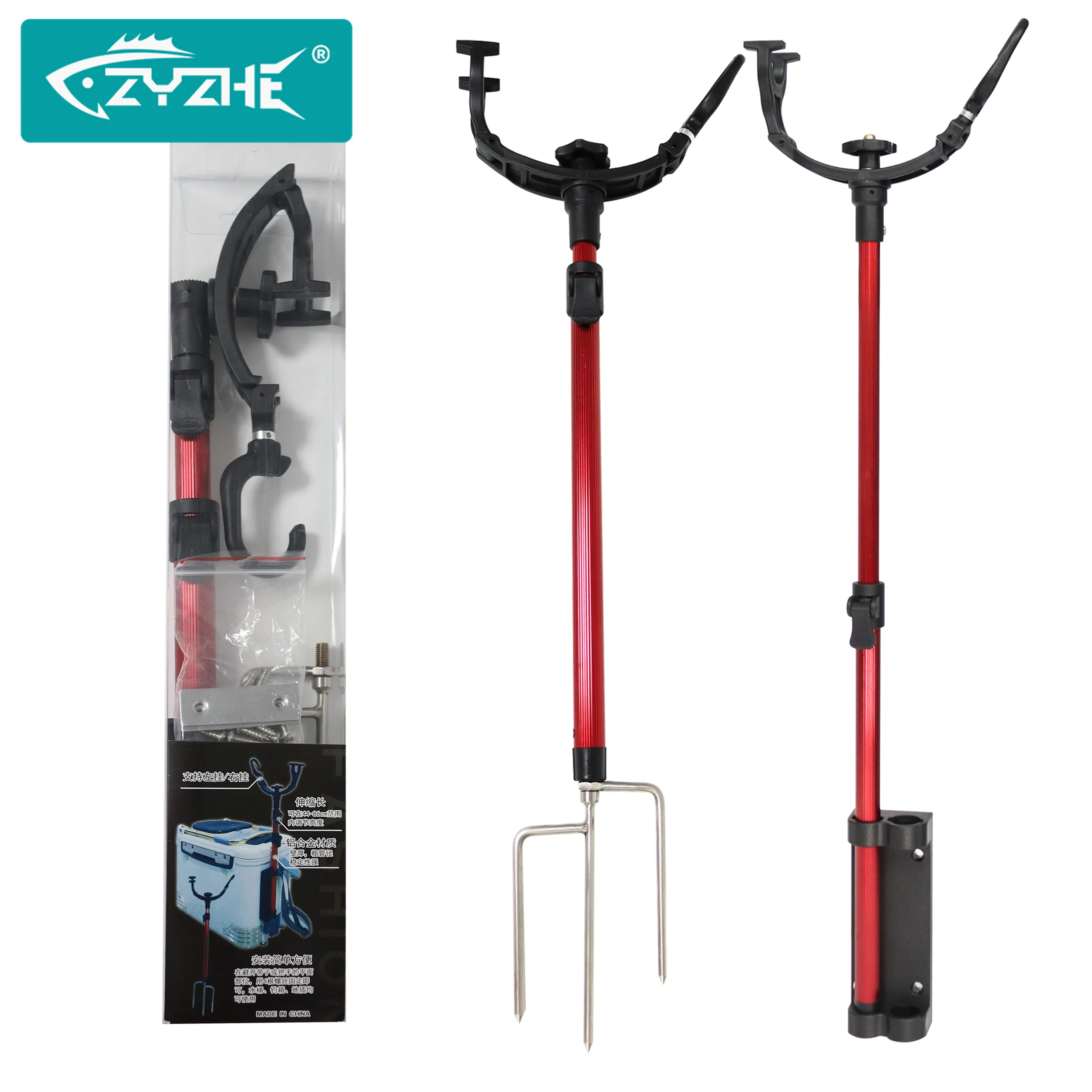 ZYZHE 1Pc Fishing Rod Holder High Strength Corrosion-resistant Aluminum Alloy Freshwater Saltwater Fishing Pole Bracket
ZYZHE 1Pc Fishing Rod Holder High Strength Corrosion-resistant Aluminum Alloy Freshwater Saltwater Fishing Pole Bracket
