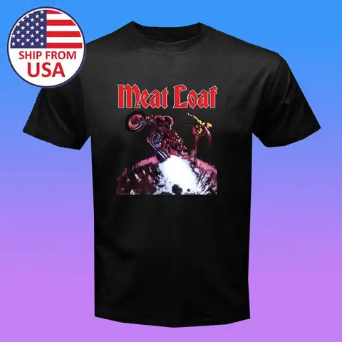 Meat Loaf Men's Black Size S-5XL