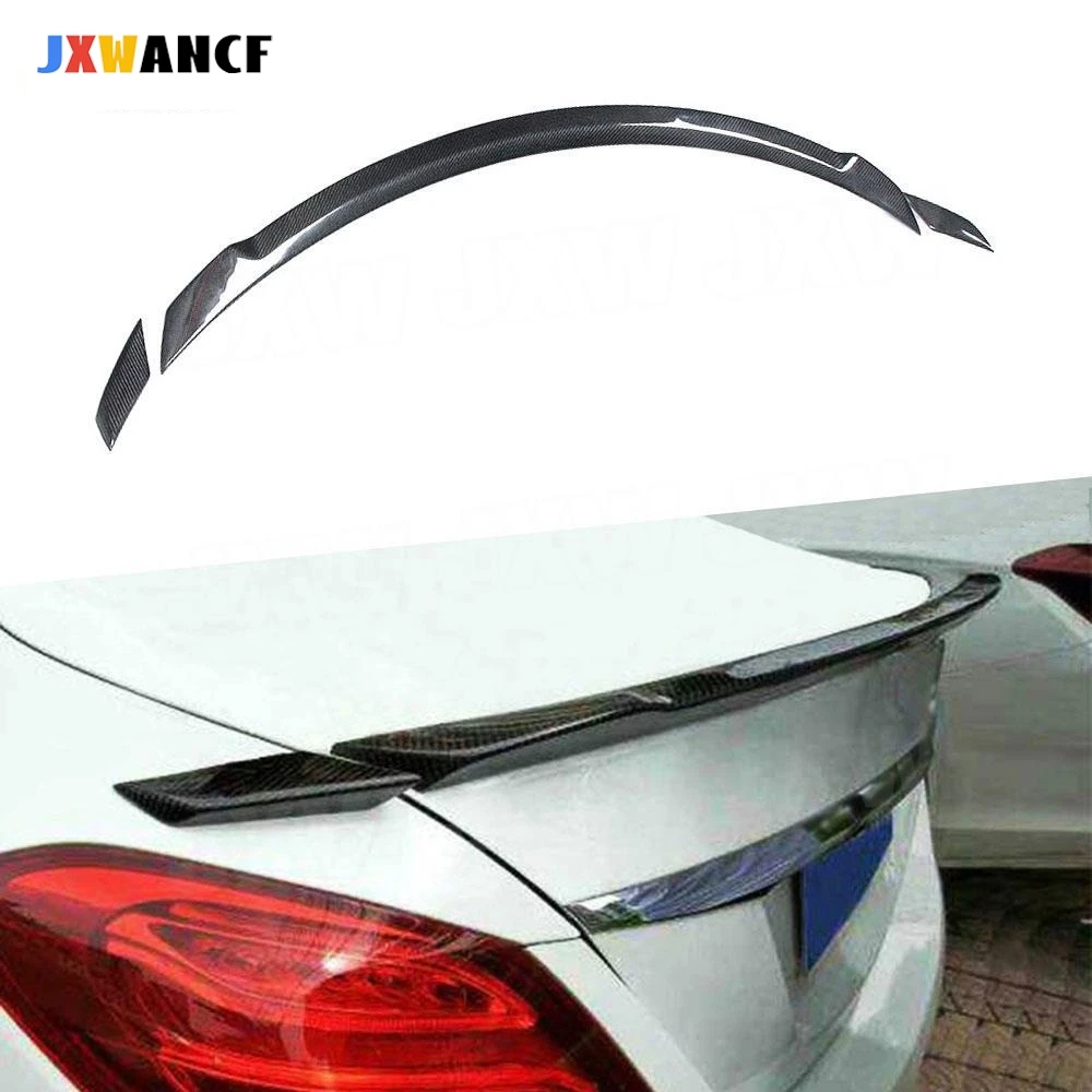 JXWANCF 3 PCS Carbon Fiber Rear Lip Spoiler Boot Wings for Mercedes-Benz W205 C Class C200 C250 C300 Sedan 4 Door 2014-2017
JXWANCF 3 PCS Carbon Fiber Rear Lip Spoiler Boot Wings for Mercedes-Benz W205 C Class C200 C250 C300 Sedan 4 Door 2014-2017