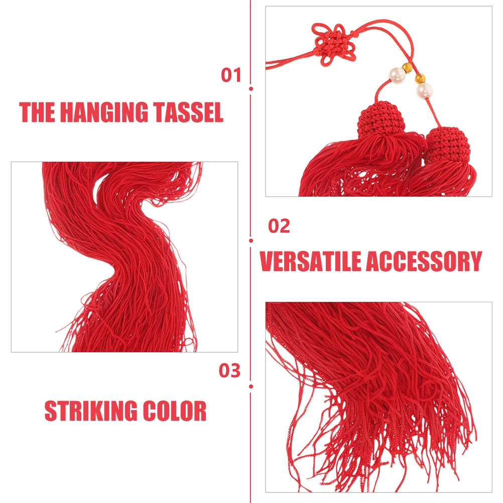 2 Pcs Tai Chi Red Color Cloth Hanging Pendant Tassel Decors Decor Tassel Ornament Accessories Fitness Shape
2 Pcs Tai Chi Red Color Cloth Hanging Pendant Tassel Decors Decor Tassel Ornament Accessories Fitness Shape