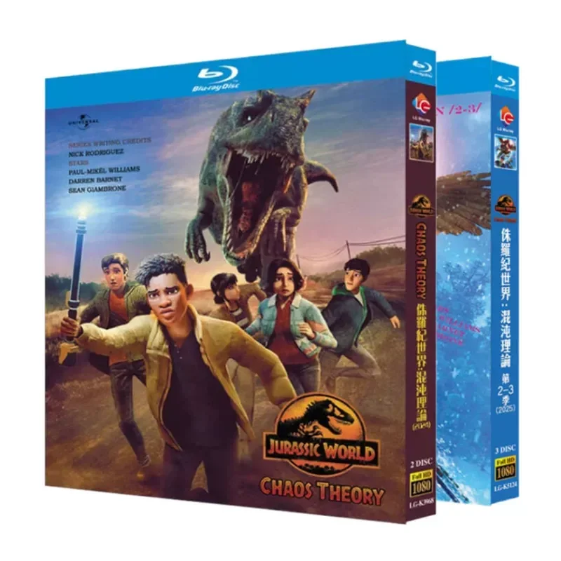 BD Blu-ray Disc Jurassic World Chaos Theory Seasons 1-3 Animated 1080 CD Box
BD Blu-ray Disc Jurassic World Chaos Theory Seasons 1-3 Animated 1080 CD Box