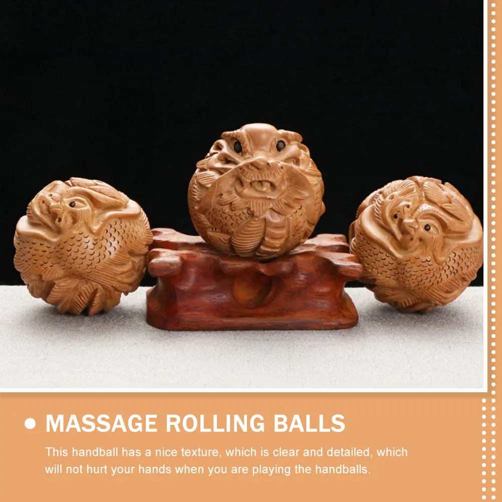2Pcs Wooden Peach Wood Dragon Phoenix Hand Massage Balls Hand Exercise Rolling Ball Fitness Health Massaging Tool
2Pcs Wooden Peach Wood Dragon Phoenix Hand Massage Balls Hand Exercise Rolling Ball Fitness Health Massaging Tool