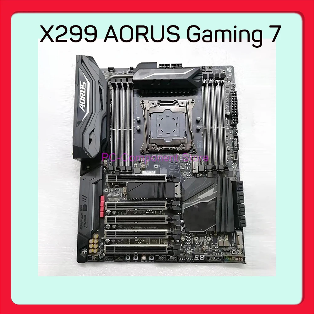 Материнская плата X299 AORUS Gaming 7 для Giga-byte DDR4 LGA2066 ATX 256 ГБ с поддержкой процессоров X-Series
Материнская плата X299 AORUS Gaming 7 для Giga-byte DDR4 LGA2066 ATX 256 ГБ с поддержкой процессоров X-Series