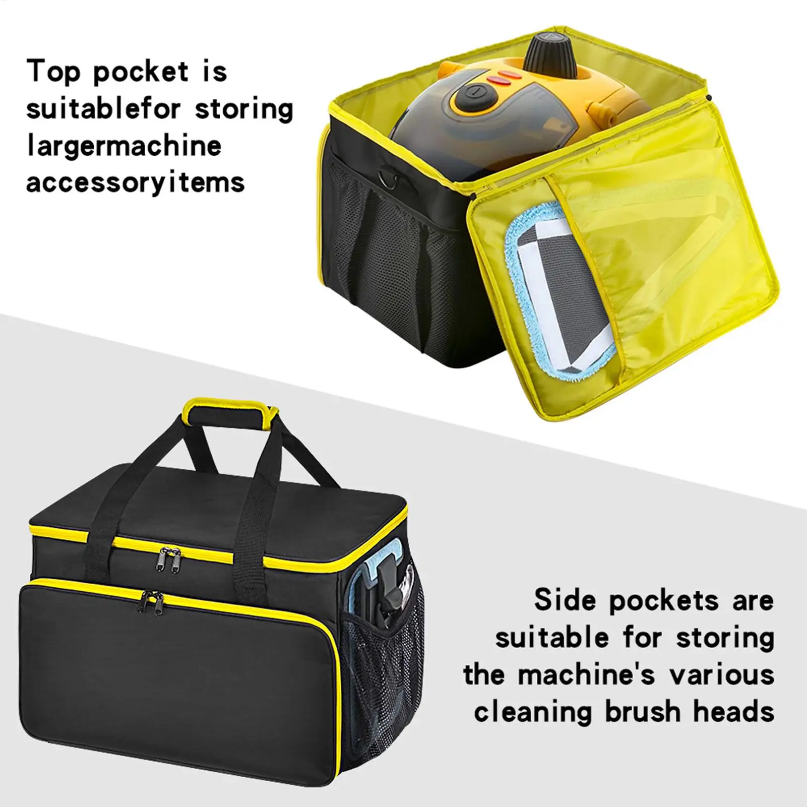 Steam Cleaner Bag Machine Compartments Carrying Storage Steam Cleaner Carrying Bag For Home Commercial Kitchen Bathroom Patio
Steam Cleaner Bag Machine Compartments Carrying Storage Steam Cleaner Carrying Bag For Home Commercial Kitchen Bathroom Patio