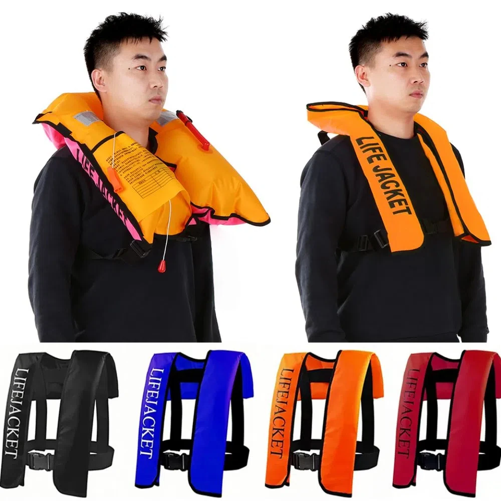 Automatic/Manual Inflatable Life Jacket Professional Ultra-Thin Life Jacket Vest Hanging Neck Safe Ship Life Vest Water Sport
Automatic/Manual Inflatable Life Jacket Professional Ultra-Thin Life Jacket Vest Hanging Neck Safe Ship Life Vest Water Sport