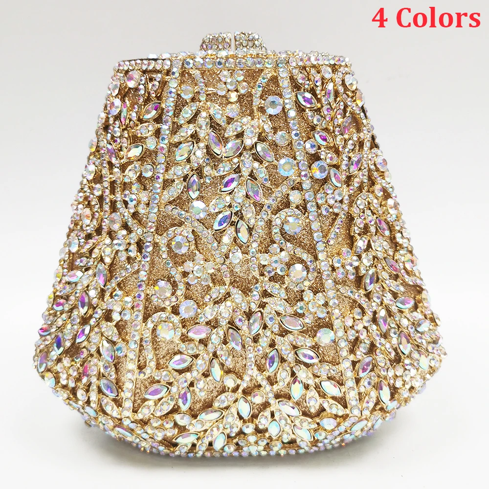 New Arrival Bell Crystal Clutch Rhinestone Bag Luxury 4 Colors Bridal\Bridesmaid Purses Party Women Evening Bags Dinner Handbags
New Arrival Bell Crystal Clutch Rhinestone Bag Luxury 4 Colors Bridal\Bridesmaid Purses Party Women Evening Bags Dinner Handbags