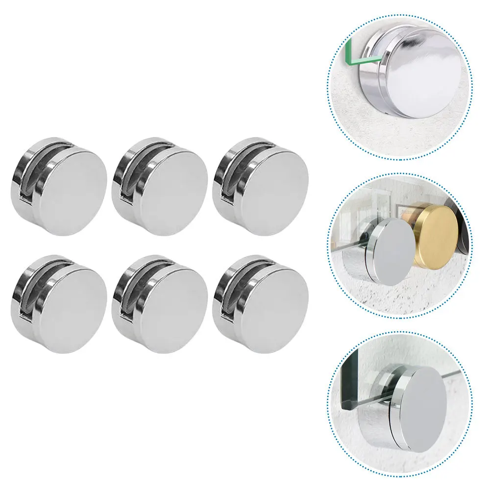 6Pcs Glass Mirror Clips Heavy-Duty Wall Mount Brackets for Mirror and Shelf Secure Fit in Home Hotel Shop Decor Applications
6Pcs Glass Mirror Clips Heavy-Duty Wall Mount Brackets for Mirror and Shelf Secure Fit in Home Hotel Shop Decor Applications