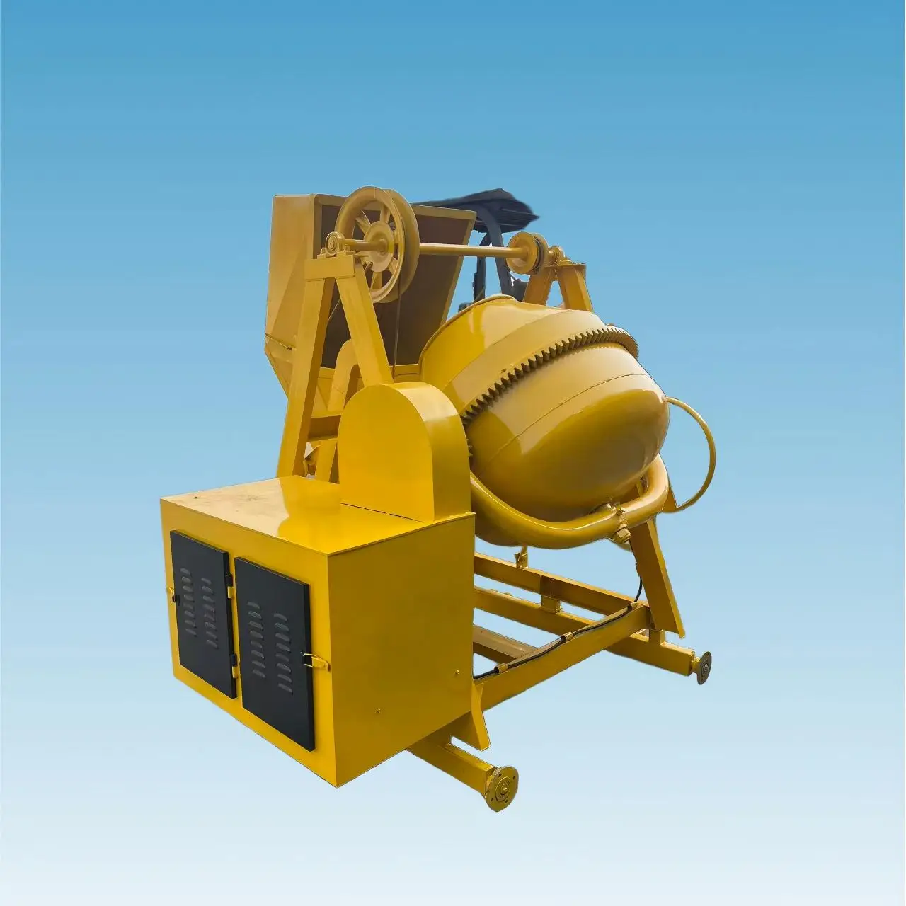 Factory Price diesel Four-Wheeled Mini 700L Concrete Mixer Construction Use Manual Discharge Concrete Machine Price
Factory Price diesel Four-Wheeled Mini 700L Concrete Mixer Construction Use Manual Discharge Concrete Machine Price