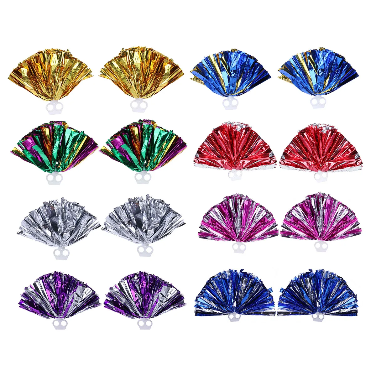 2 Pcs Plastic Ring Pom Poms Cheering Squad Spirited Fun Cheerleading Kit Cheer Poms for Both Kids College and High School
2 Pcs Plastic Ring Pom Poms Cheering Squad Spirited Fun Cheerleading Kit Cheer Poms for Both Kids College and High School