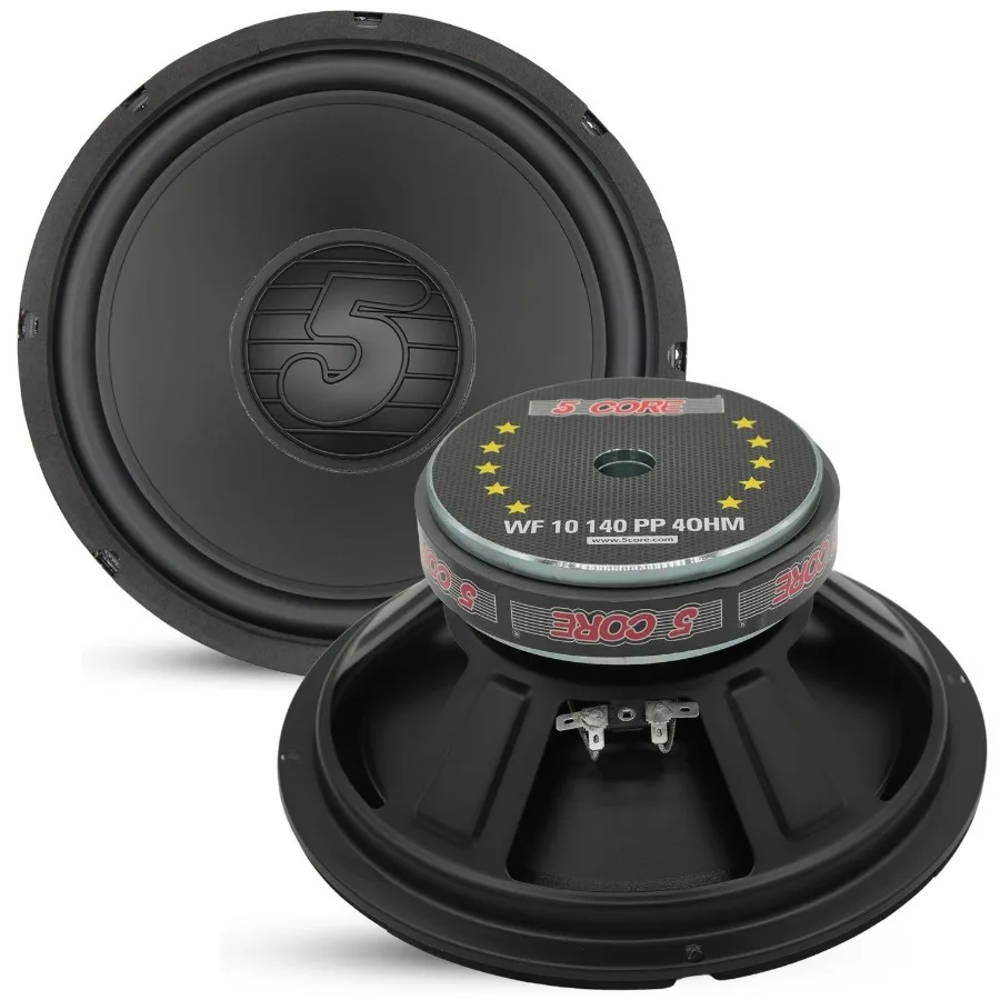 5 Core 10 Inch Woofer 300W Car Audio Subwoofer 4 Ohm Impedance Replacement Deep Bass Sub w 40 Oz Y30 Magnet Poly Cone Rubber Su
5 Core 10 Inch Woofer 300W Car Audio Subwoofer 4 Ohm Impedance Replacement Deep Bass Sub w 40 Oz Y30 Magnet Poly Cone Rubber Su