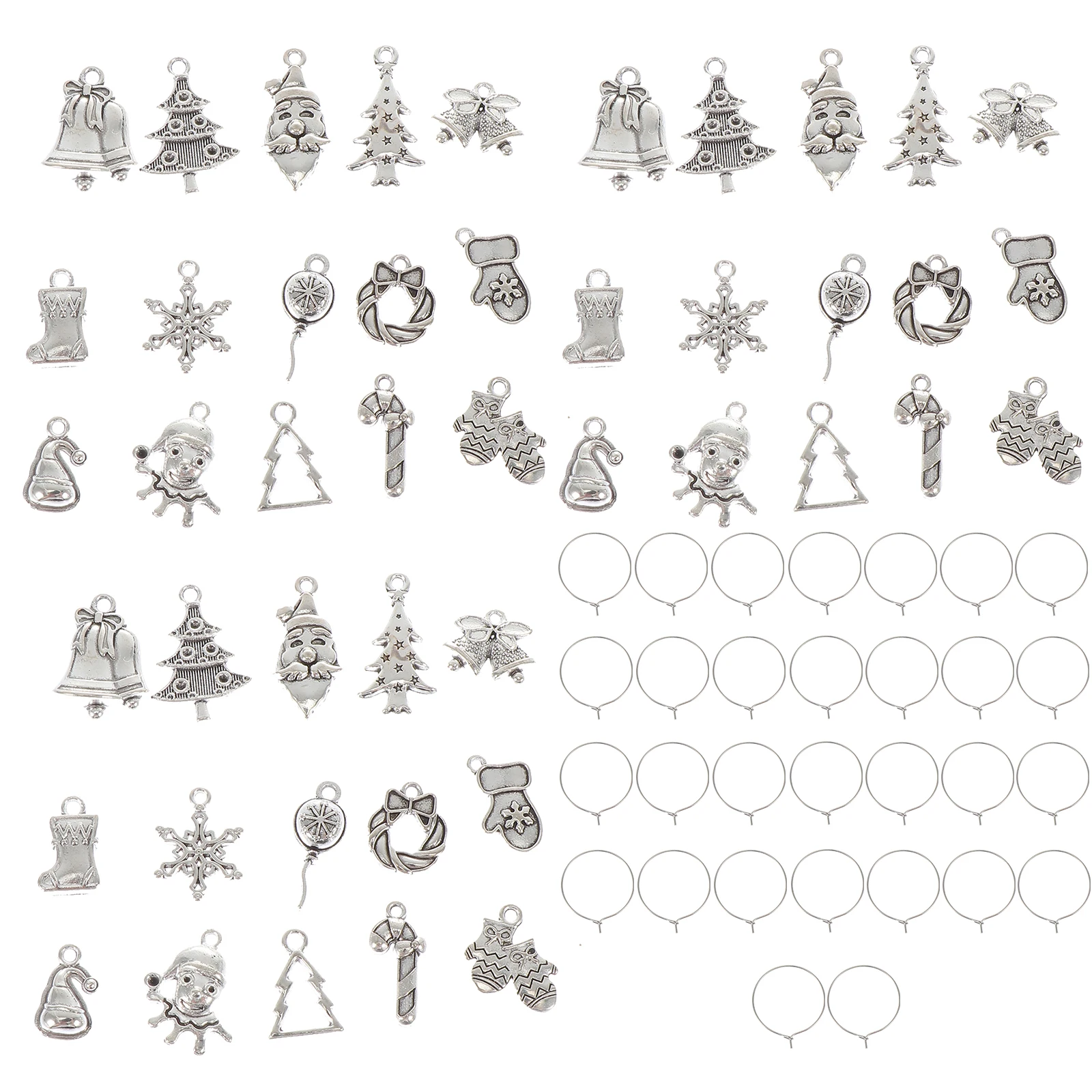 Christmas Charms Zinc Alloy DIY Jewelry Making Accessories Glass Tag Ring Pendant Xmas Design Bracelet Necklace Home Decor
Christmas Charms Zinc Alloy DIY Jewelry Making Accessories Glass Tag Ring Pendant Xmas Design Bracelet Necklace Home Decor