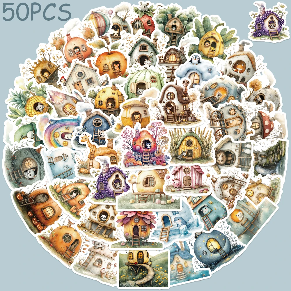 50pcs Cartoon Watercolor Animal Cottage Stickers Decals For Phone Laptop Scrapbook Refrigerator DIY Graffiti Waterproof Stickers
50pcs Cartoon Watercolor Animal Cottage Stickers Decals For Phone Laptop Scrapbook Refrigerator DIY Graffiti Waterproof Stickers