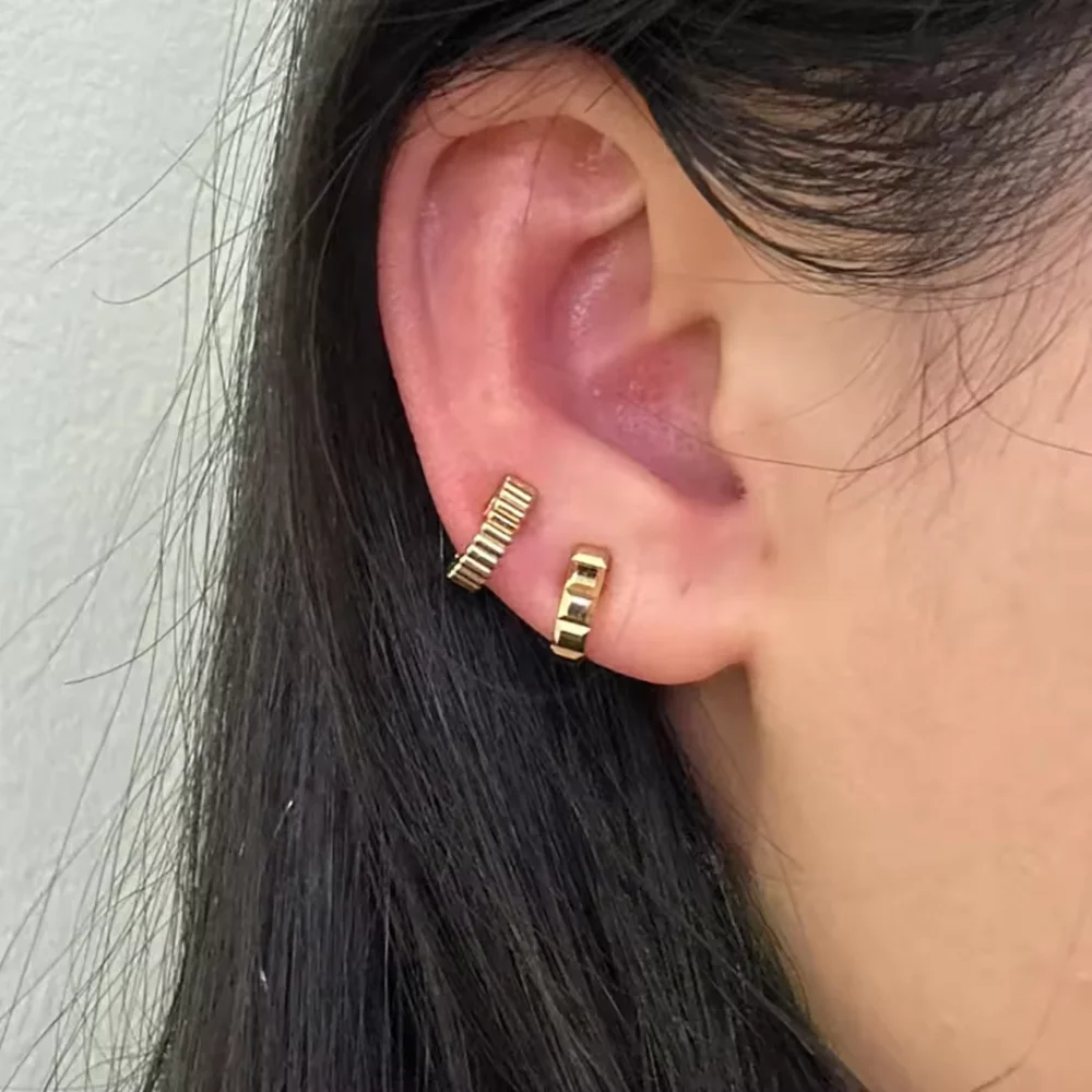 925 Sterling Silver Plated Gold Women's Satin Finish Dangle Stud Earrings Fashion Jewelry Accessories
925 Sterling Silver Plated Gold Women's Satin Finish Dangle Stud Earrings Fashion Jewelry Accessories