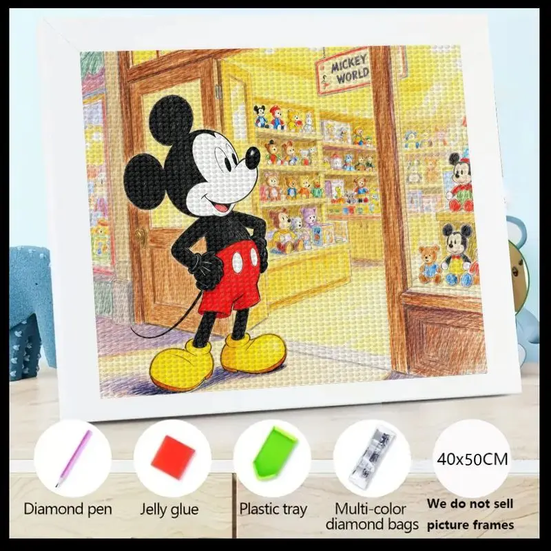 1 шт., большой 40x50 см, 5D полная дрель, сделай сам, Дисней, Микки Маус, мультяшная алмазная живопись, полный комплект, магазин игрушек Микки, сцена Crys
1 шт., большой 40x50 см, 5D полная дрель, сделай сам, Дисней, Микки Маус, мультяшная алмазная живопись, полный комплект, магазин игрушек Микки, сцена Crys