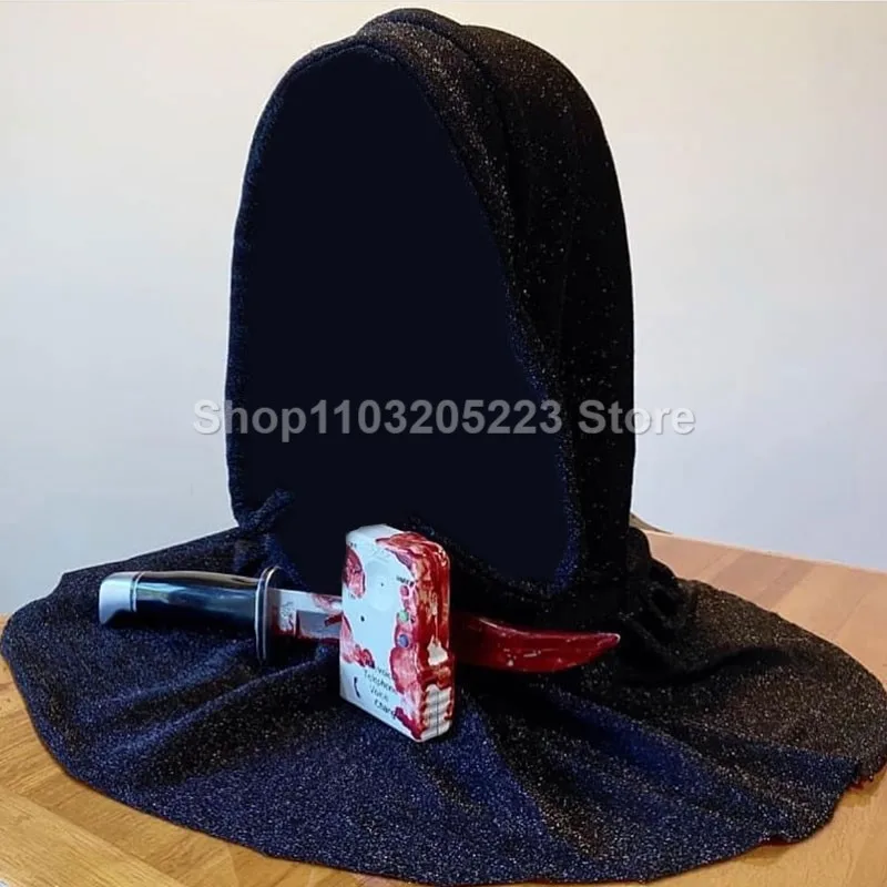 Halloween costume horror movie role-playing terrifying shiny cape party supplies
Halloween costume horror movie role-playing terrifying shiny cape party supplies