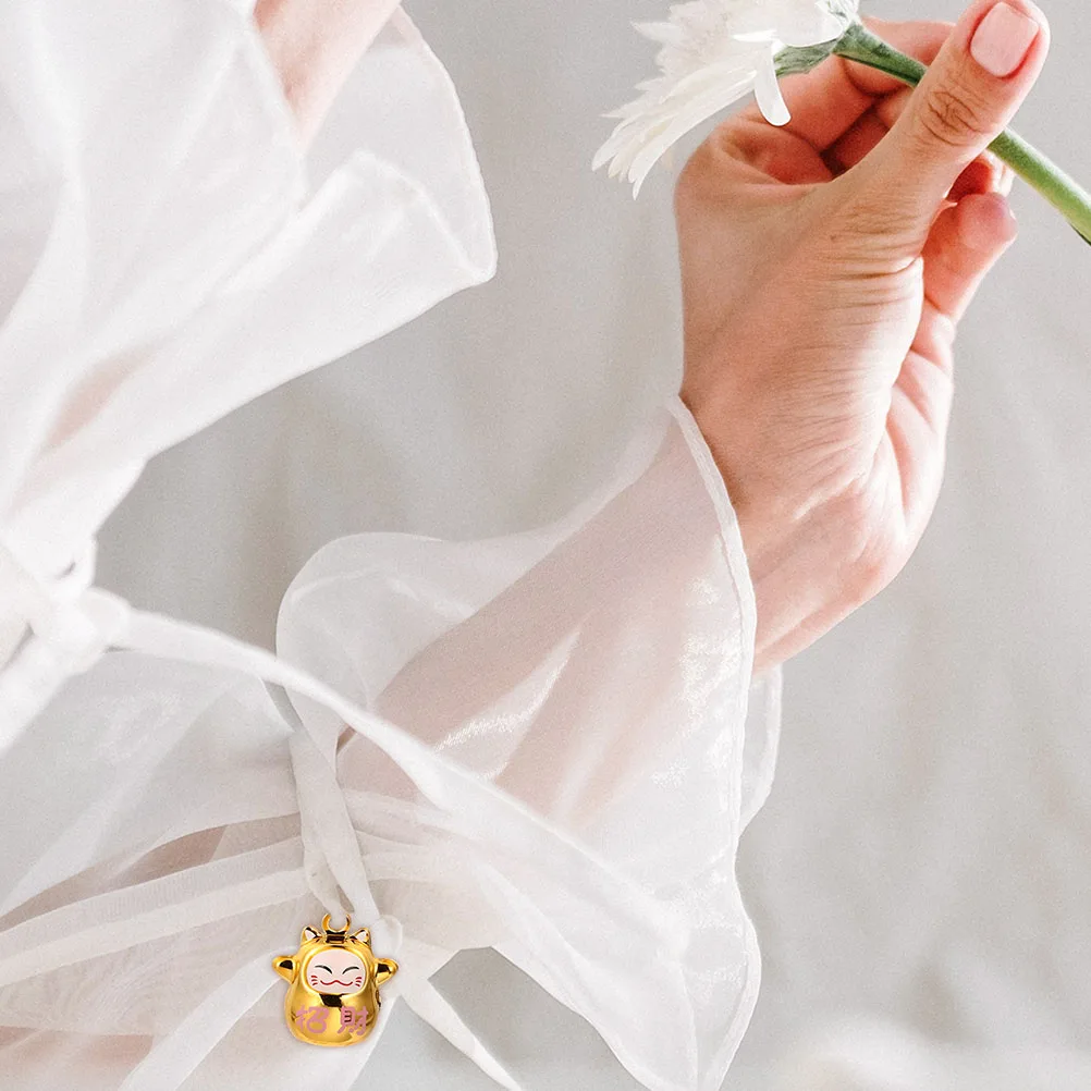6pcs Cat Bells Feng Shui Pendant DIY Accessories Small Bell Fortune Cat Jewelry Decor Pet Supplies
6pcs Cat Bells Feng Shui Pendant DIY Accessories Small Bell Fortune Cat Jewelry Decor Pet Supplies
