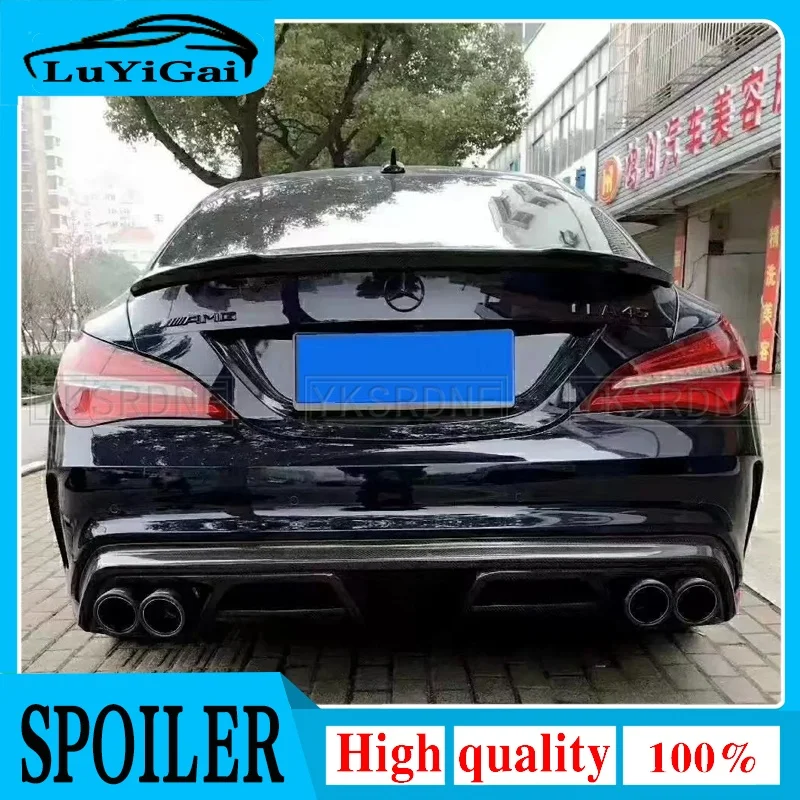 Спойлер из углеродного волокна для Mercedes CLA W117 AMG, стиль FD, класс CLA, задний спойлер из углеродного волокна с красной линией, заднее крыло багажника, 2013 и выше
Спойлер из углеродного волокна для Mercedes CLA W117 AMG, стиль FD, класс CLA, задний спойлер из углеродного волокна с красной линией, заднее крыло багажника, 2013 и выше