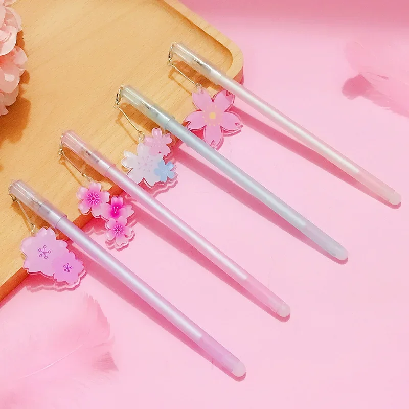 24pcs cherry blossom pink girl heart full needle neutral pen jelly cute black water pen net red creative stationery
24pcs cherry blossom pink girl heart full needle neutral pen jelly cute black water pen net red creative stationery