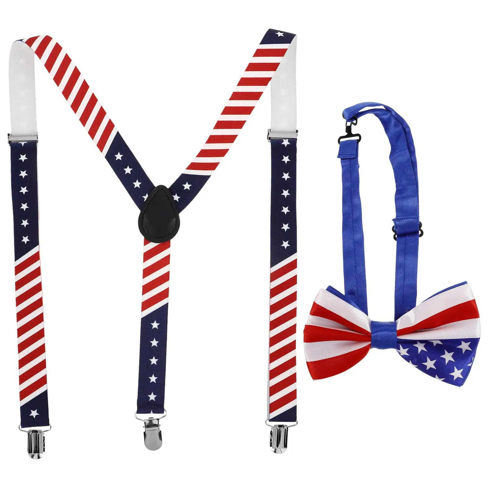 US Flag Tie Strap Clip Set Red White Independence Day Us Flag Design Bow Tie Strap Clip Set Party Accessories Mens
US Flag Tie Strap Clip Set Red White Independence Day Us Flag Design Bow Tie Strap Clip Set Party Accessories Mens