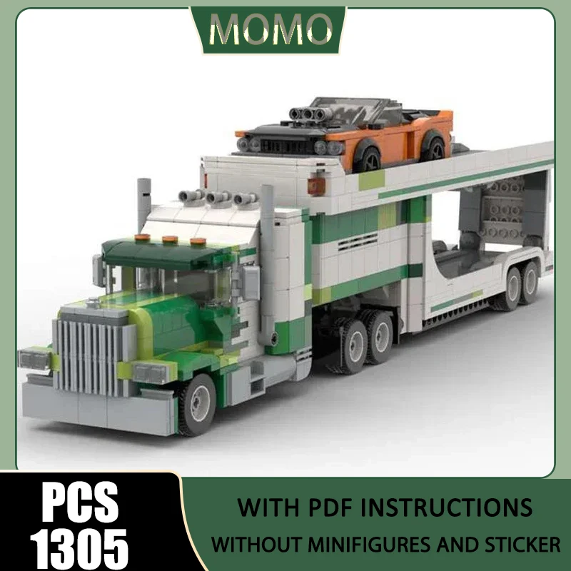 Urban Vehicle Series Moc Building Bricks Car Transporter Model Technology Modular Blocks Construstion DIY Assembly Toys Gifts
Urban Vehicle Series Moc Building Bricks Car Transporter Model Technology Modular Blocks Construstion DIY Assembly Toys Gifts