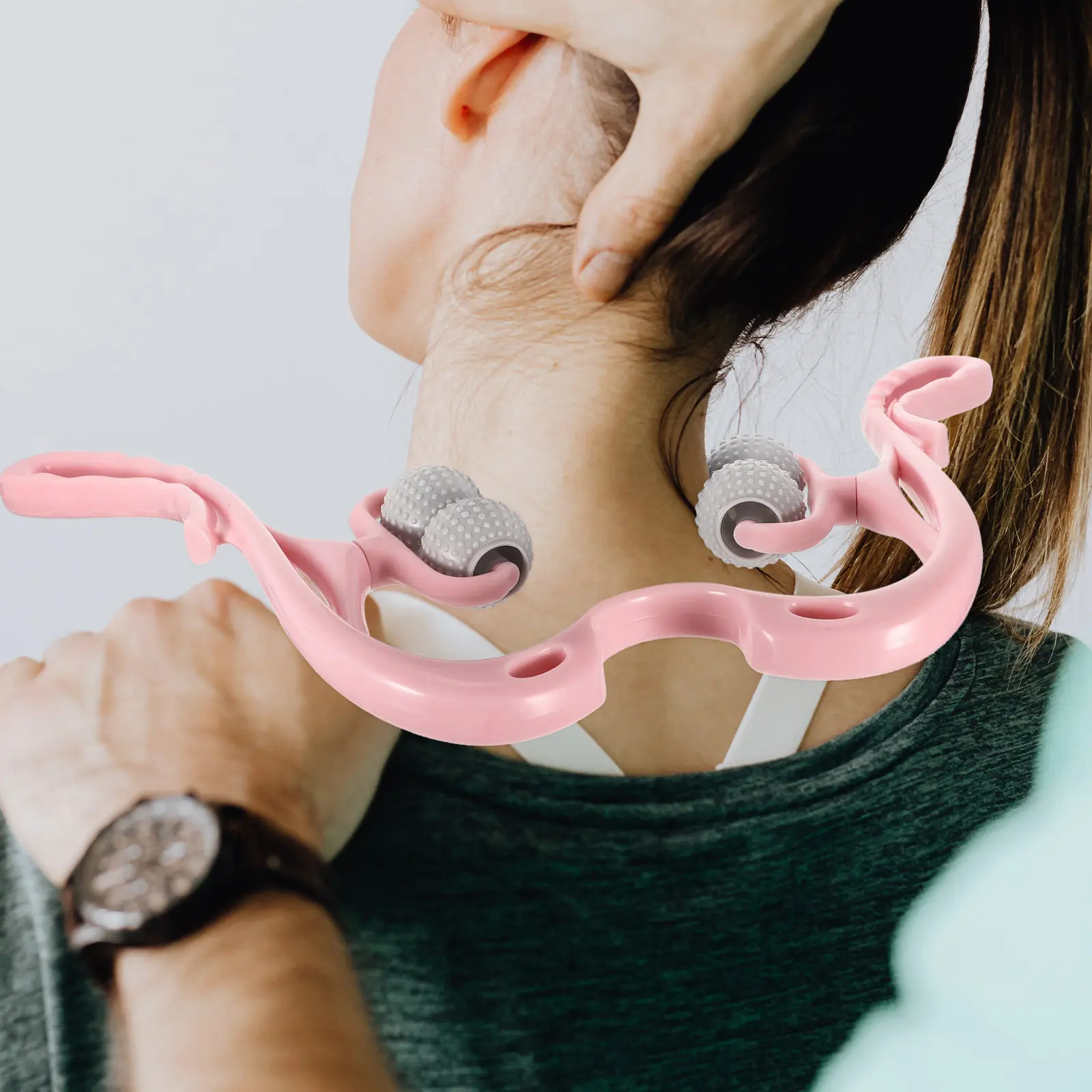 Massager Handheld Neck Roller Cervical Spine Tool PP Muscle Massagers Manual Multifunctional
Massager Handheld Neck Roller Cervical Spine Tool PP Muscle Massagers Manual Multifunctional